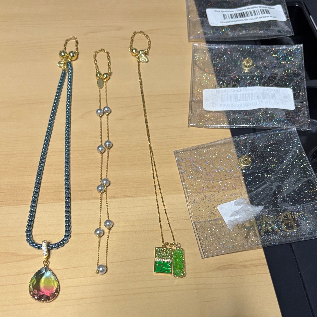 3 Gold Necklaces
